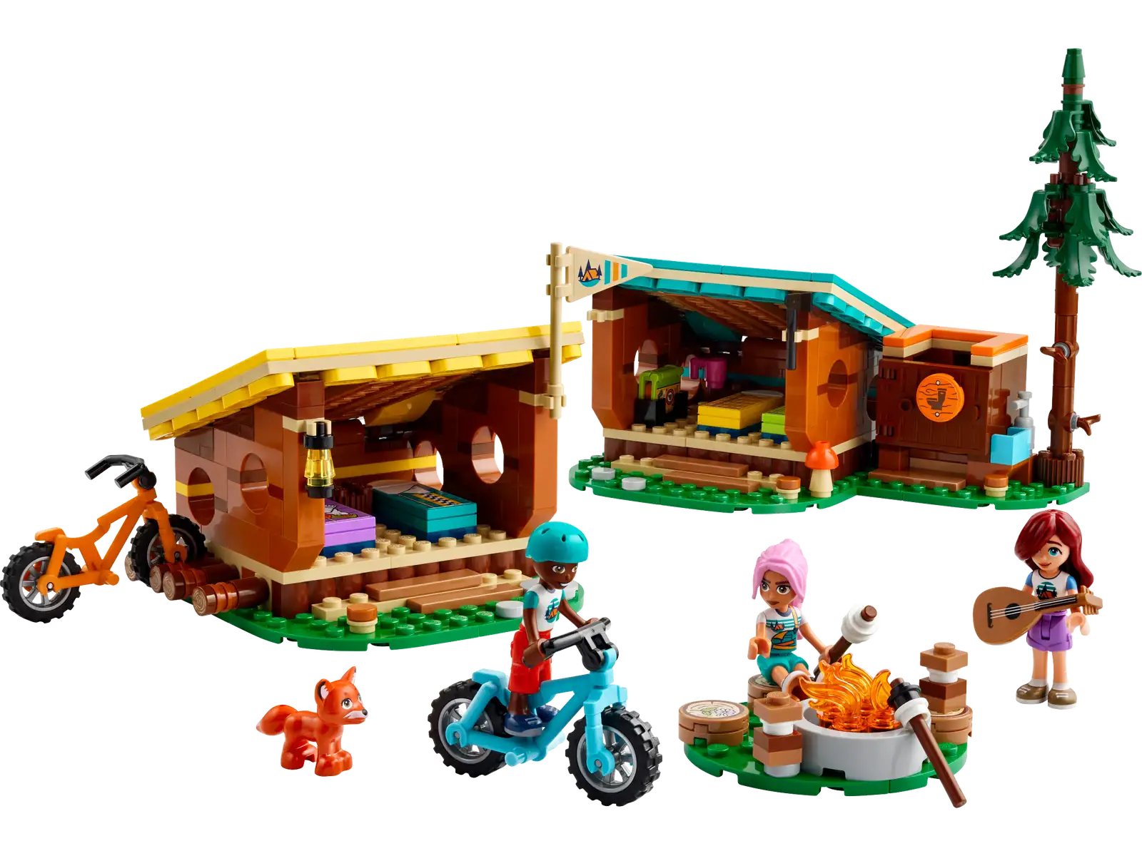 Highly adaptable LEGO creationsLEGO® Friends Adventure Camp Cozy Cabins 42624