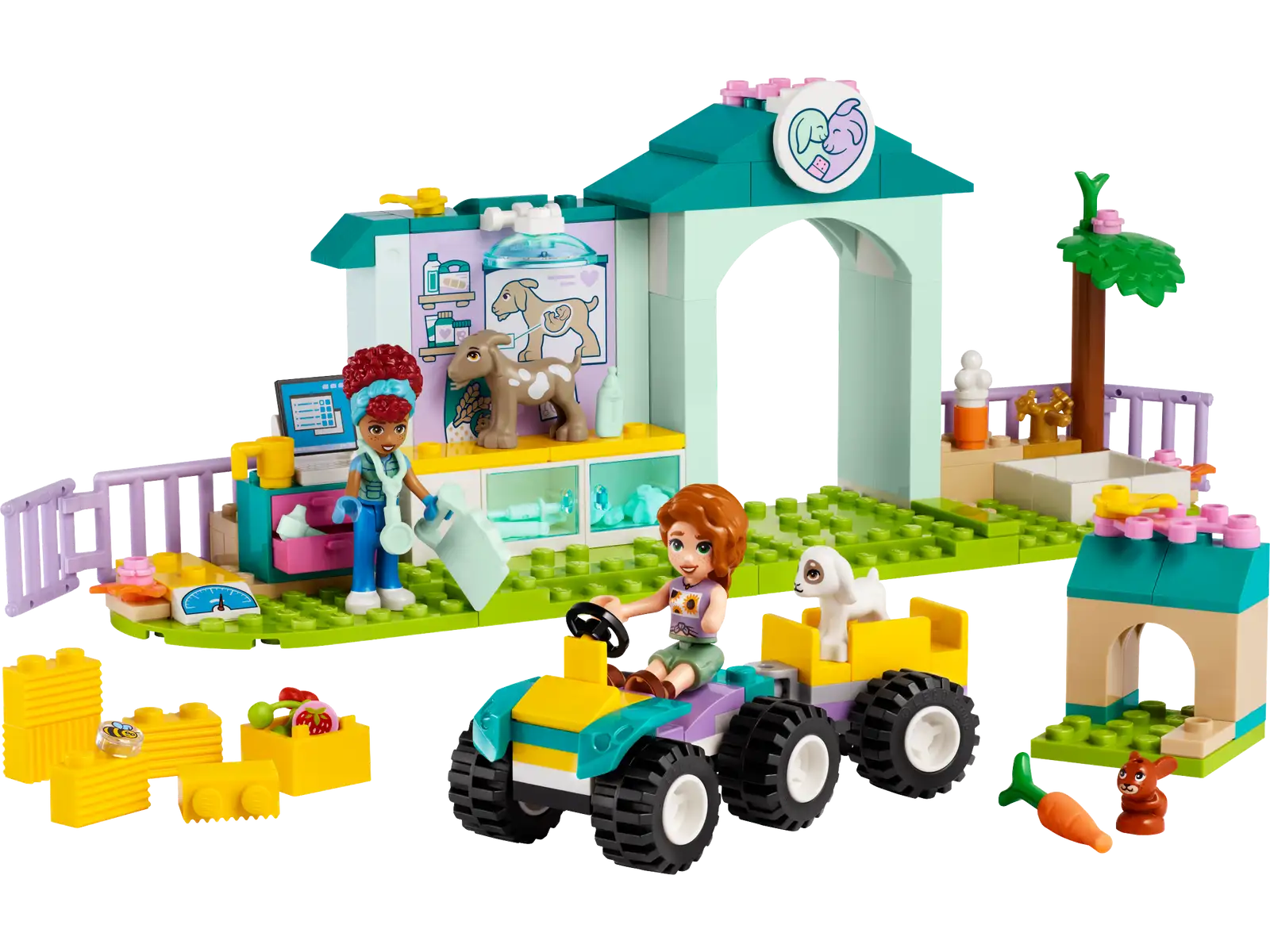 Universally loved LEGO toysLEGO® Friends Farm Animal Vet Clinic 42632