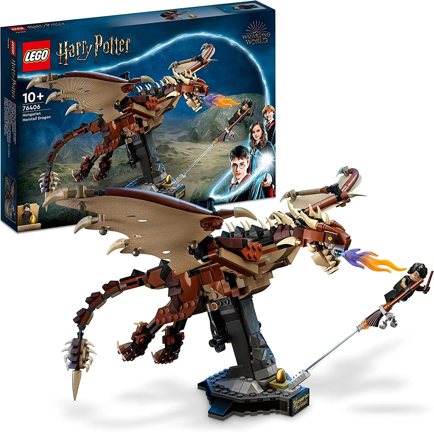 Fun-filled LEGO adventuresLEGO® Harry Potter™ Hungarian Horntail 76406