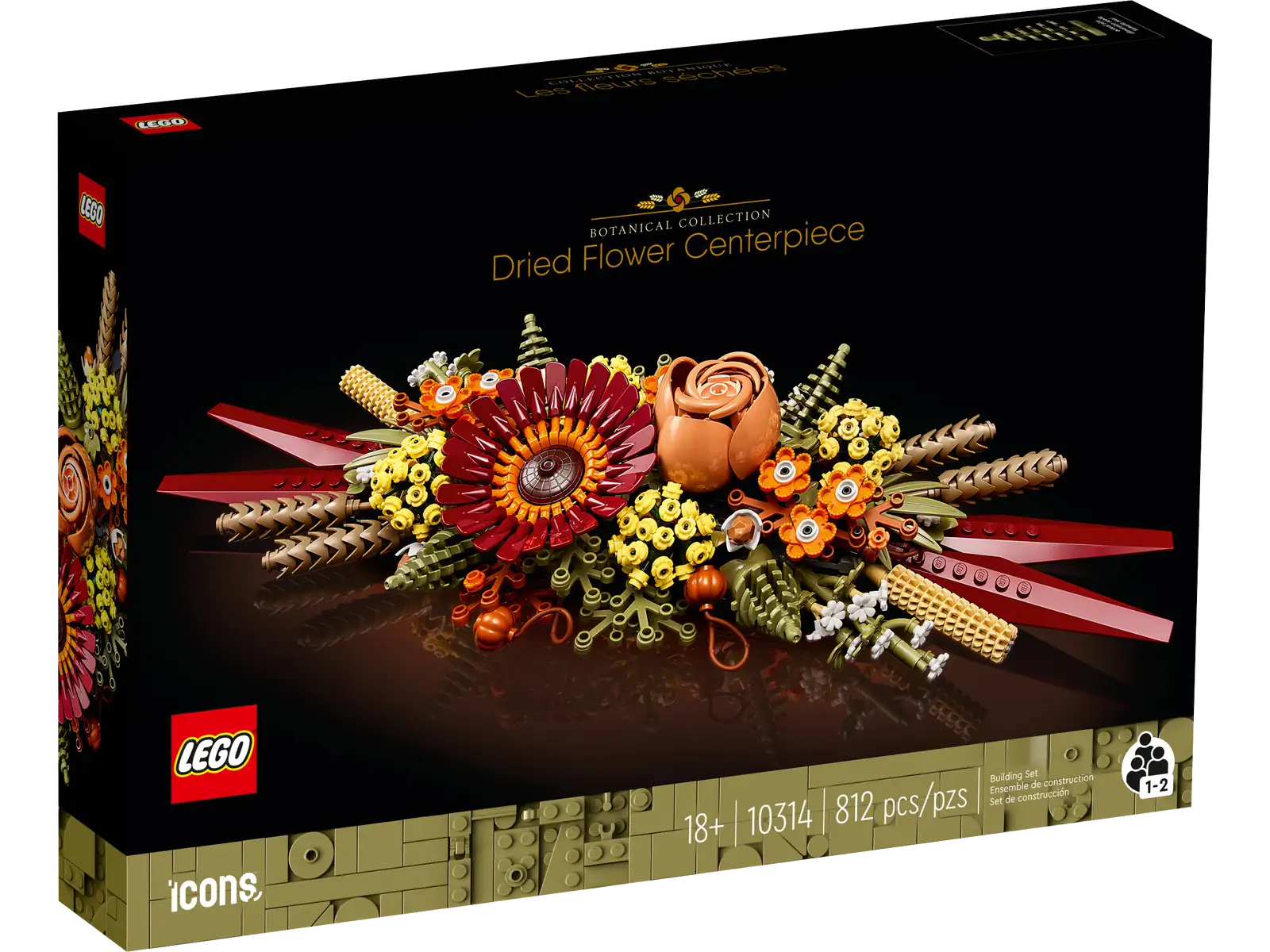 Captivating and enchanting LEGO worldsLEGO® Icons Dried Flower Centerpiece 10314