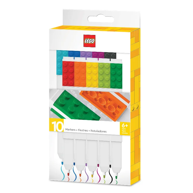 Perfect for both kids and adults LEGOLEGO Markers 10 Pack