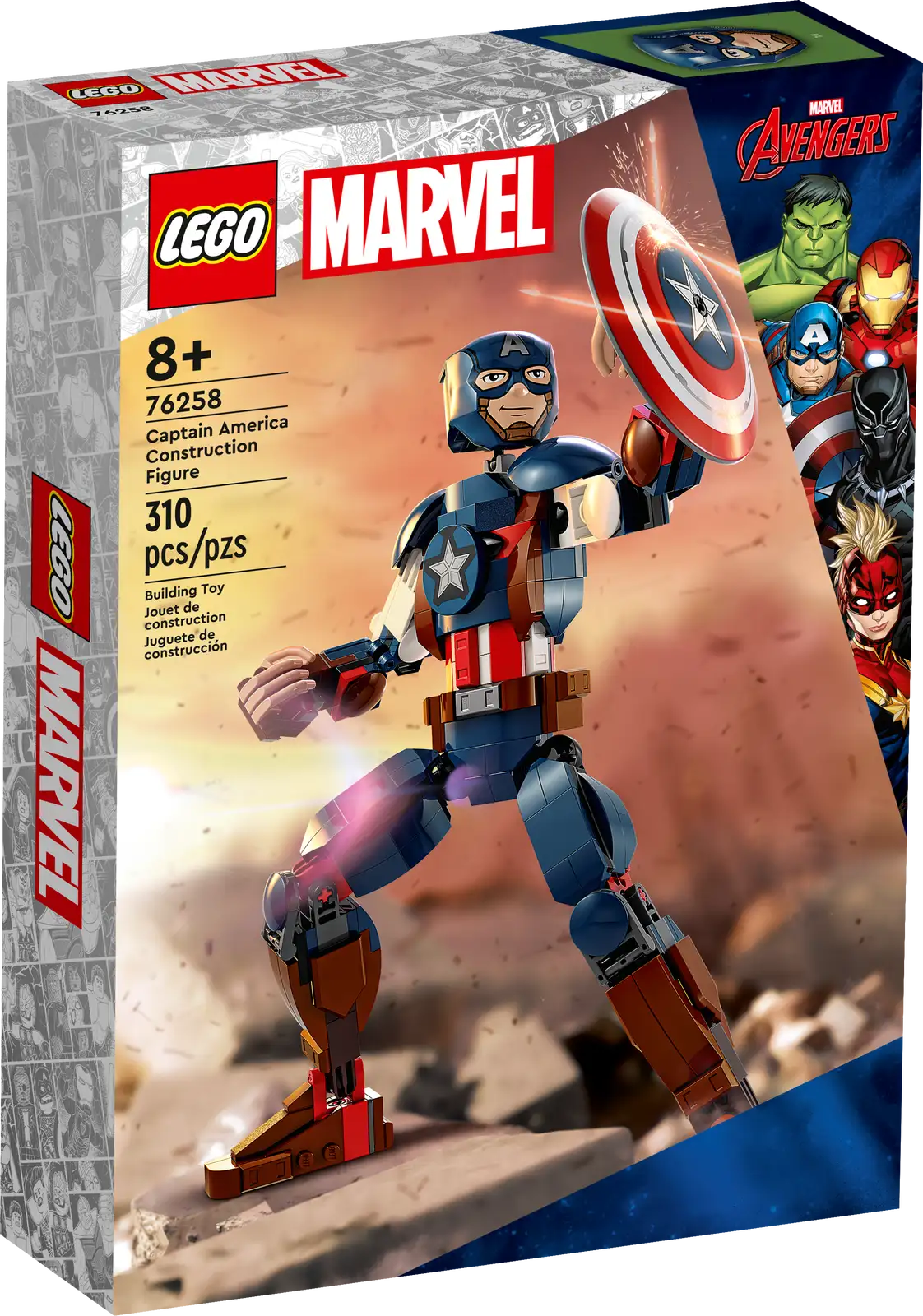 Offering a sense of pride LEGOLEGO® Marvel Captain America Construction Figure 76258 Offering a sense of pride LEGOLEGO® Marvel Captain America Construction Figure 76258