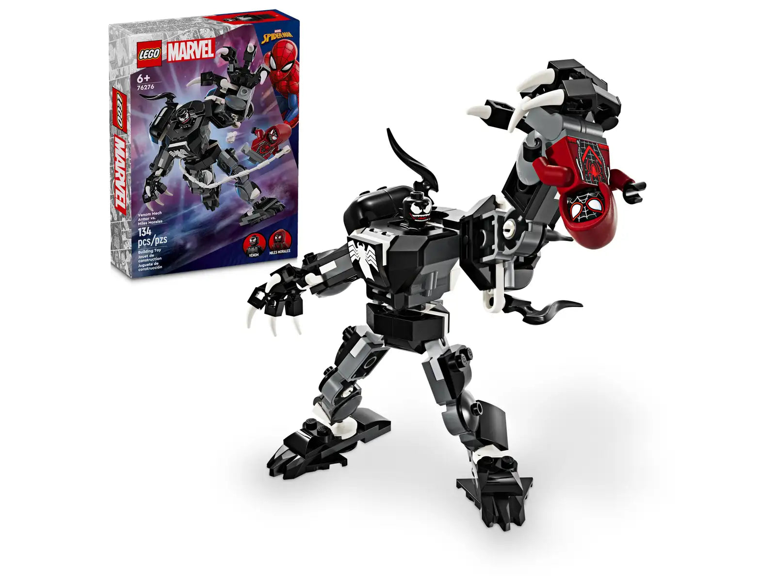 Consistently high-quality LEGO productsLEGO® Marvel Spider-Man - Venom Mech Armor vs. Miles Morales 76276 Consistently high-quality LEGO productsLEGO® Marvel Spider-Man - Venom Mech Armor vs. Miles Morales 76276