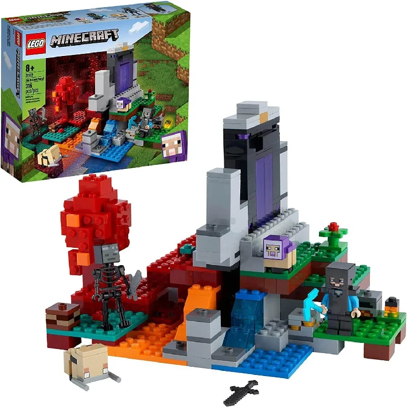 Time-honored LEGO traditionsLEGO MINECRAFT 21172 The Ruined Portal Building Kit