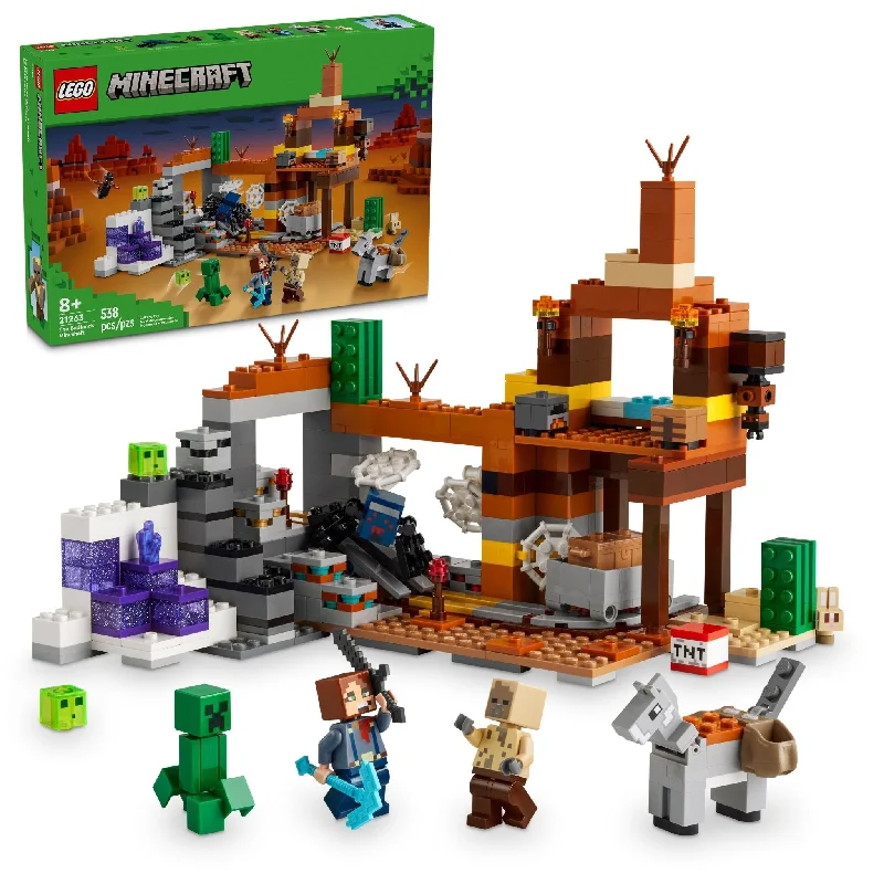 Time-honored LEGO traditionsLEGO® Minecraft® The Badlands Mineshaft 21263