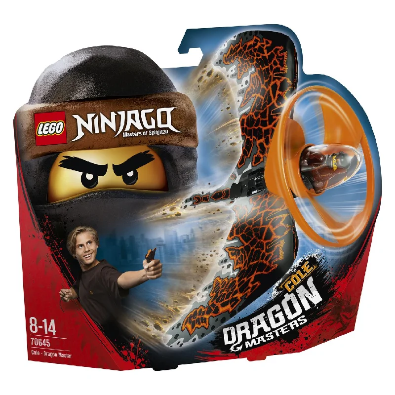 Providing a tactile learning experience LEGOLEGO 70645 Ninjago Cole Dragon Master