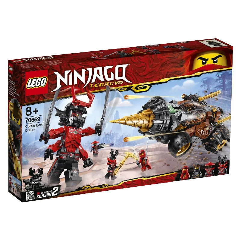 Precisely scaled LEGO miniaturesLEGO 70669 Ninjago Cole's Earth Driller