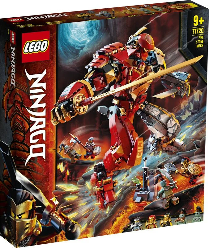 Family-friendly LEGO experiencesLEGO 71720 Ninjago Fire Stone Mech