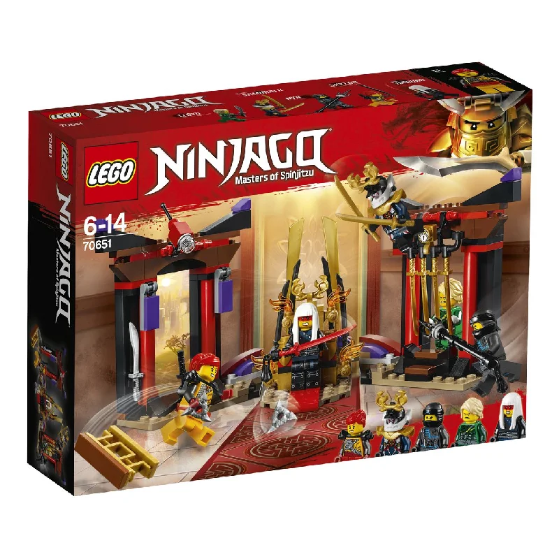 Inspiring architectural interest LEGOLEGO 70651 Ninjago Throne Room Showdown
