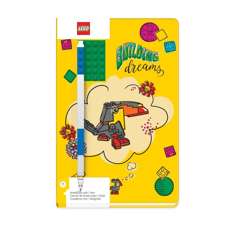 Timeless and classic LEGO toysLEGO Notebook Building Dreams With Pen