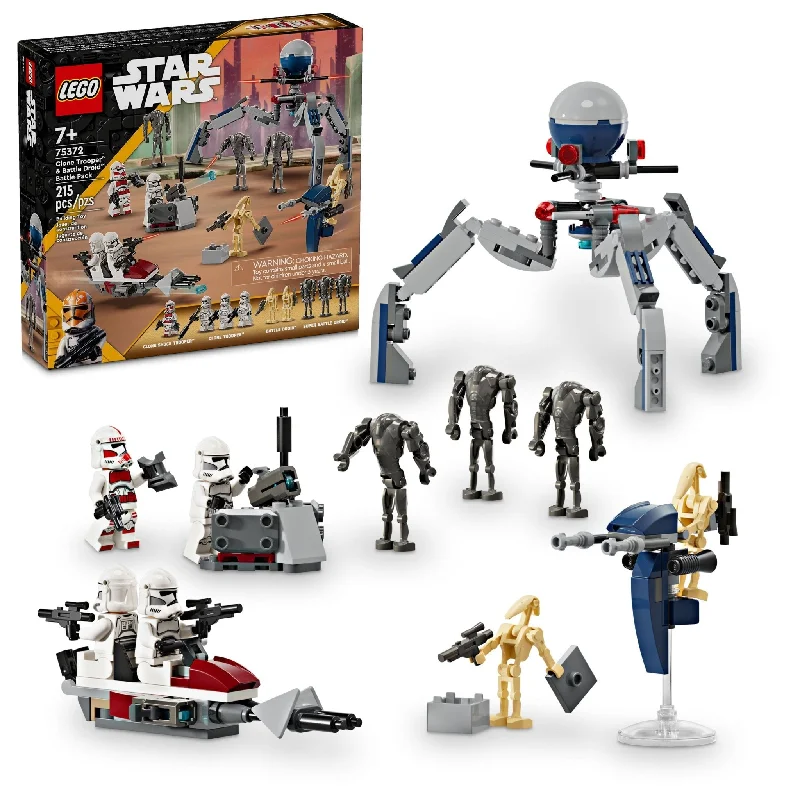 Offering hours of entertainment LEGOLEGO Star Wars Clone Trooper & Battle Droid Battle Pack, 75372 Offering hours of entertainment LEGOLEGO Star Wars Clone Trooper & Battle Droid Battle Pack, 75372