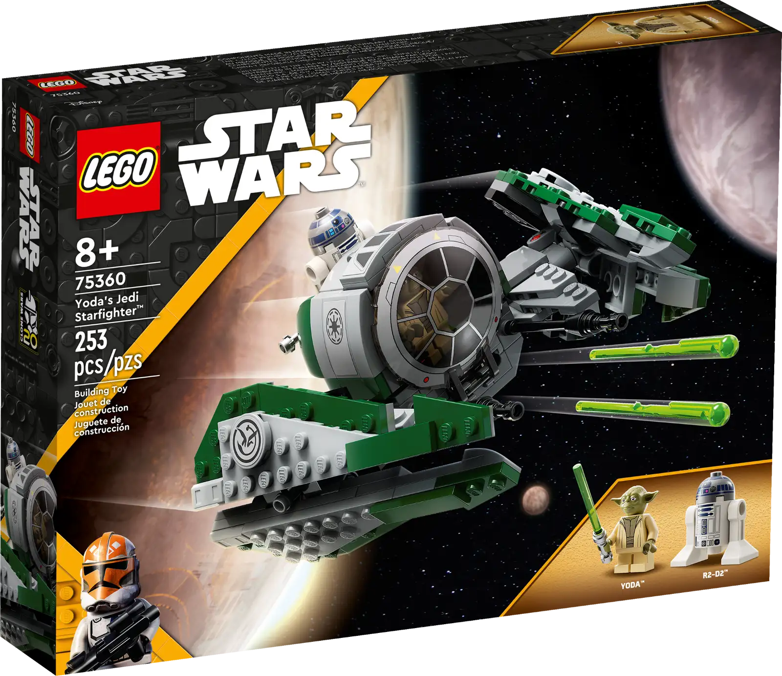 Skill-building LEGO activitiesLEGO® Star Wars Yoda's Jedi Starfighter™ 75360