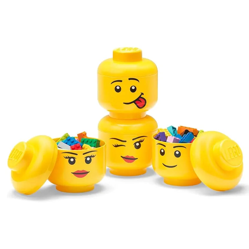 Endlessly replayable LEGO scenariosLego - Storage Head - Mini - Set of 4