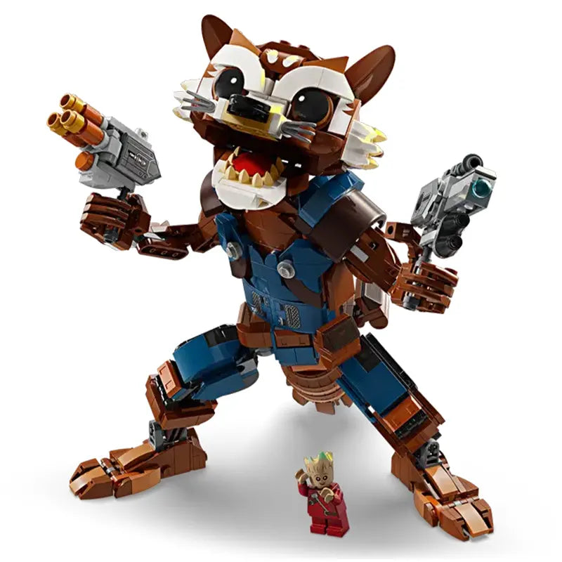 Non-toxic and safe LEGO toysLego - Super Heroes Marvel - Guardians of the Galaxy: Rocket & Baby Groot #76282