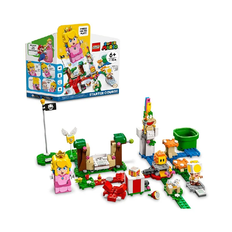 Iconic and recognizable LEGO charactersLEGO Super Mario Adventures with Peach Starter Course 71403 Building Kit (354 Pcs)