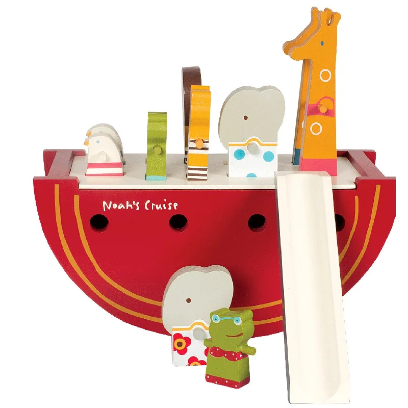 robust and durable wooden toys that withstand the test of time                   Maileg Noah's Cruise