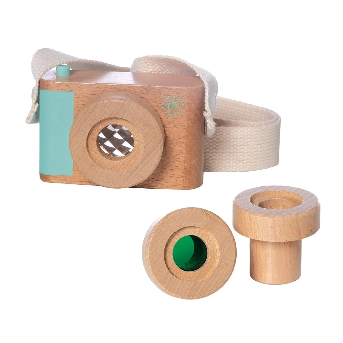 skillfully crafted wooden toys                   Manhattan Toy natural historian camera