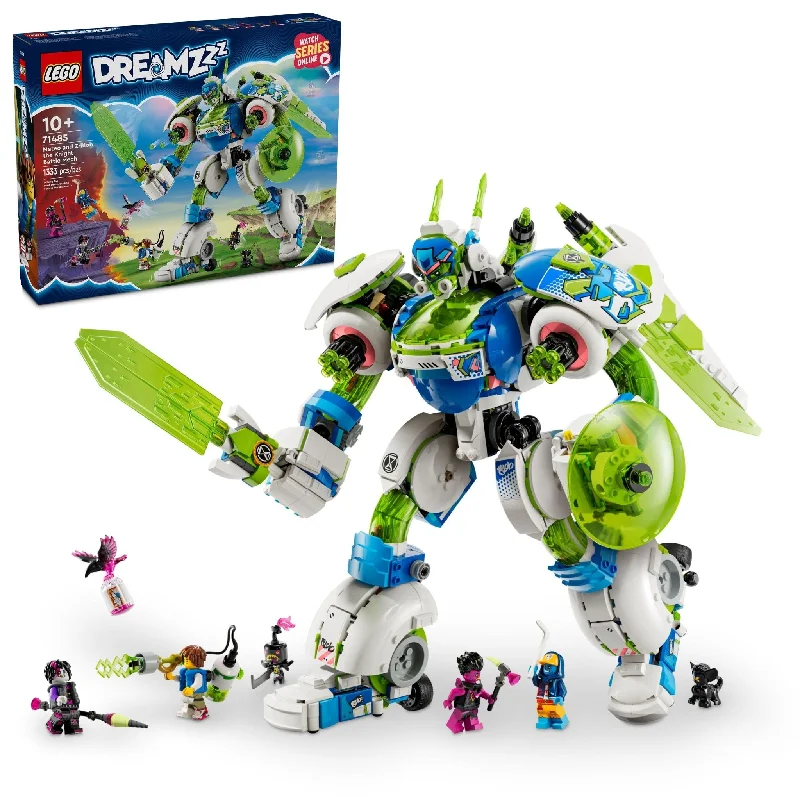 Gender-neutral LEGO toysLEGO® DREAMZzz™ Mateo and Z-Blob the Knight Battle Mech 71485 Gender-neutral LEGO toysLEGO® DREAMZzz™ Mateo and Z-Blob the Knight Battle Mech 71485
