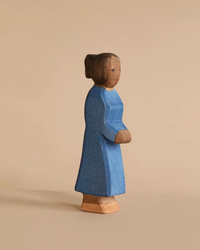 imaginative wooden toys                  Ostheimer Mother, Blue Dress