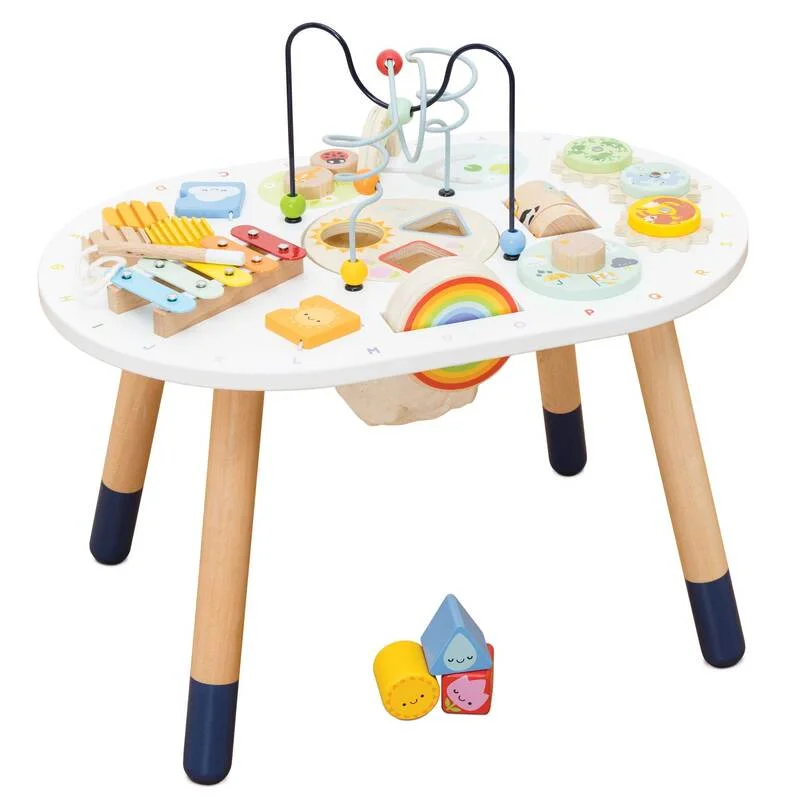 playful wooden toys                  Petilou Activity Table