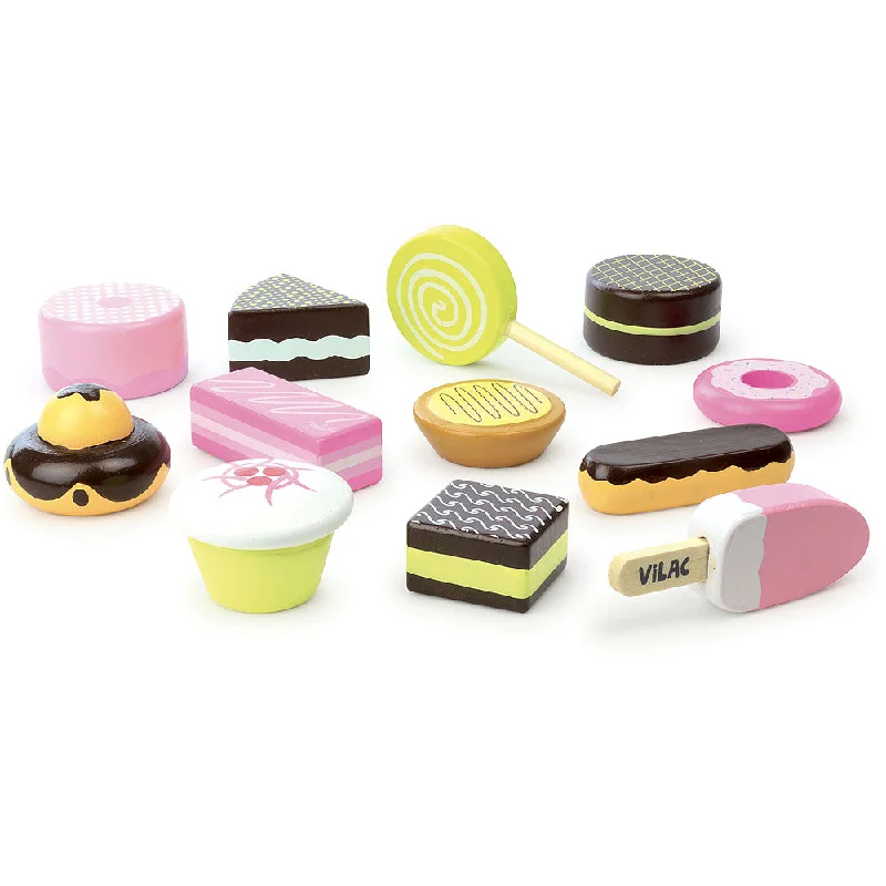 thoughtfully crafted and safe wooden toys                   Vilac pastries