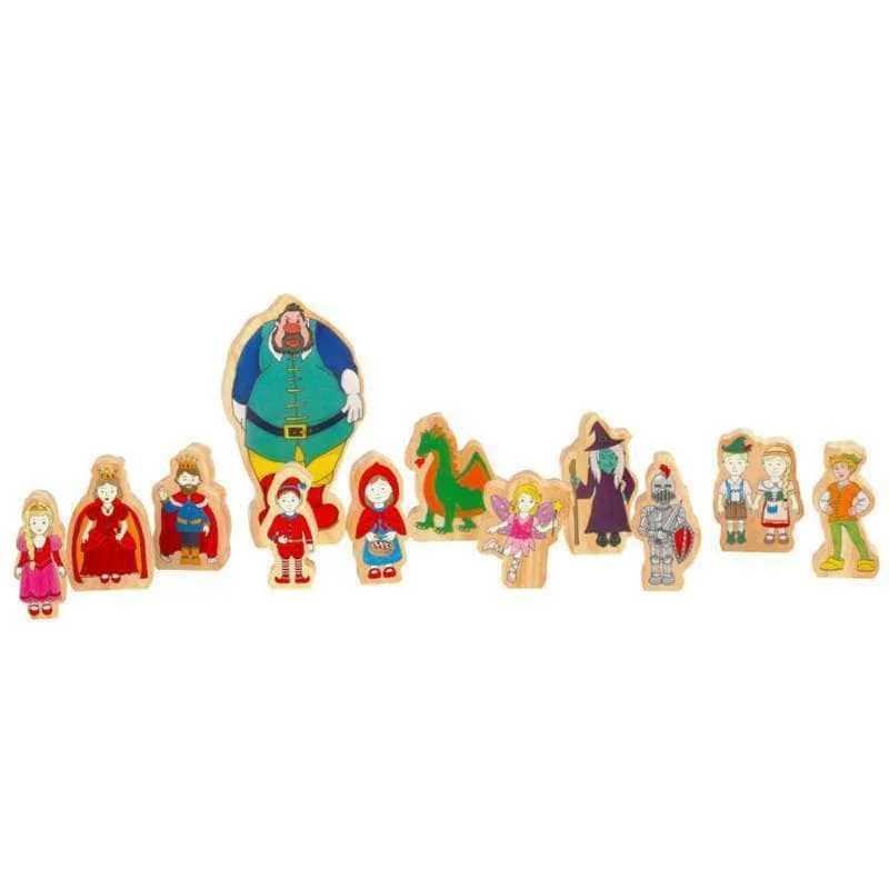 play-value packed wooden toys                   Wooden Fairy Tale Characters - Freckled Frog