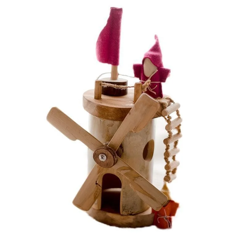 enchanting and whimsical wooden toys that captivate attention                   Wooden Windmill