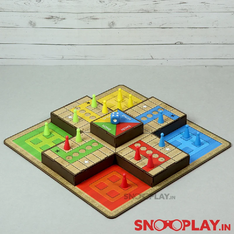 eco-friendly wooden toys                   3D Ludo Wooden Board Game