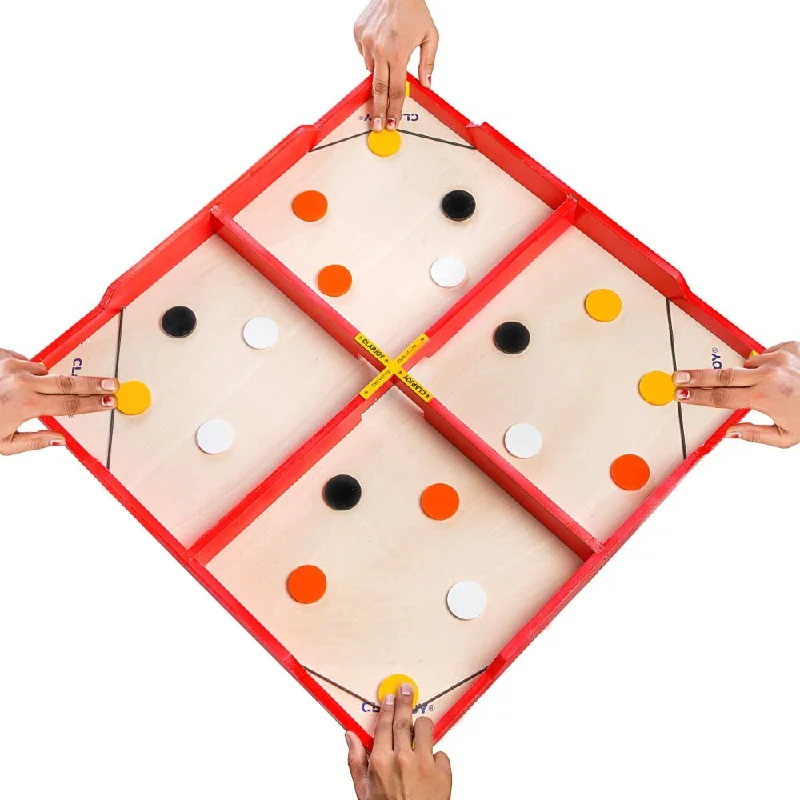 colorful wooden toys for toddlers             Multiplayer Sling Puck Game