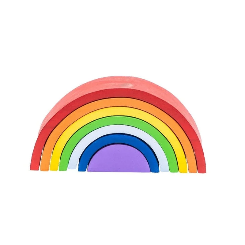 timeless wooden toys                   7 Piece Rainbow Stacker