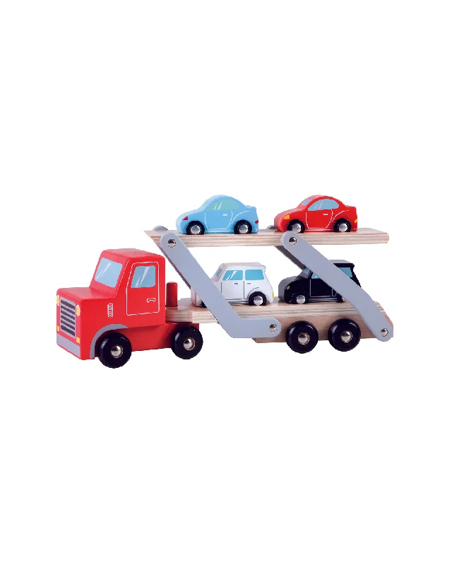 enchanting wooden toys for children                   Bello Car Transporter