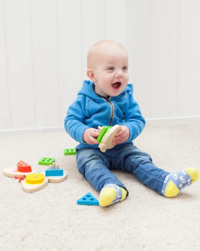 enchanting wooden toys for toddlers                   Bello Sort And Stack Butterfly