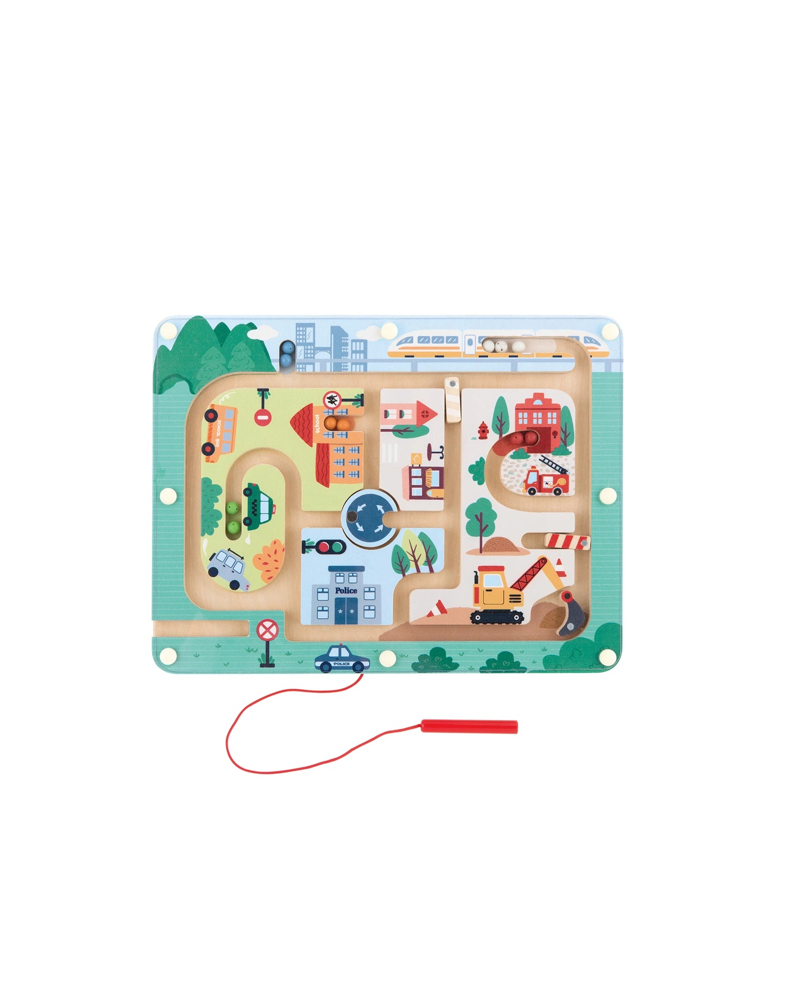 eco-conscious wooden toys that promote sustainability                   Bello Magnetic Vehicle Maze