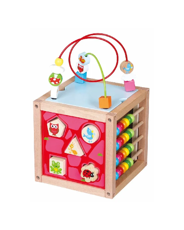 historically inspired wooden toys that teach history                   Bello Woodland Wonder Cube