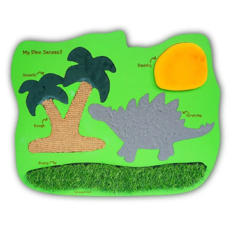 vibrant and colorful wooden toys for toddlers                   Dino Sensory Wall Painting