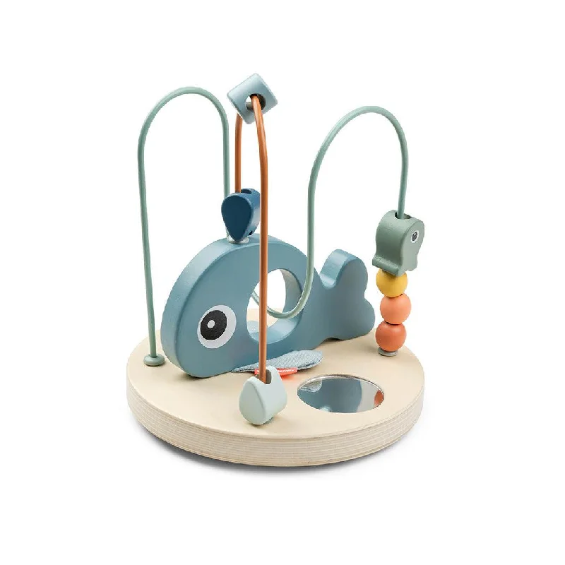 traditional wooden toys                   Done by Deer Bead Maze - Blue - Wally