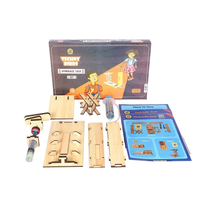 delightful wooden toys for children                   Educational Toy DIY Kit Hydraulic Jack