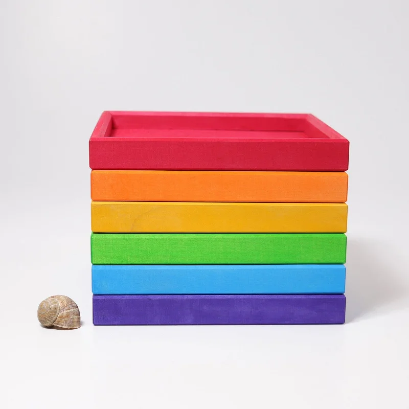 enchanting wooden toys that spark imagination Grimm's set of wooden rainbow frames 6 pcs enchanting wooden toys that spark imagination Grimm's set of wooden rainbow frames 6 pcs