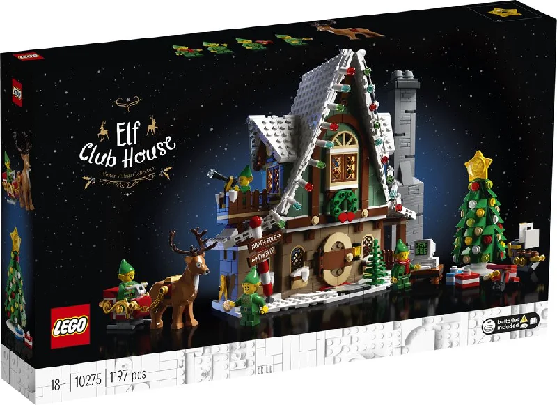 Offering hours of entertainment LEGOLEGO 10275 LEGO Icons Winter Village Collection Elf Club House Offering hours of entertainment LEGOLEGO 10275 LEGO Icons Winter Village Collection Elf Club House