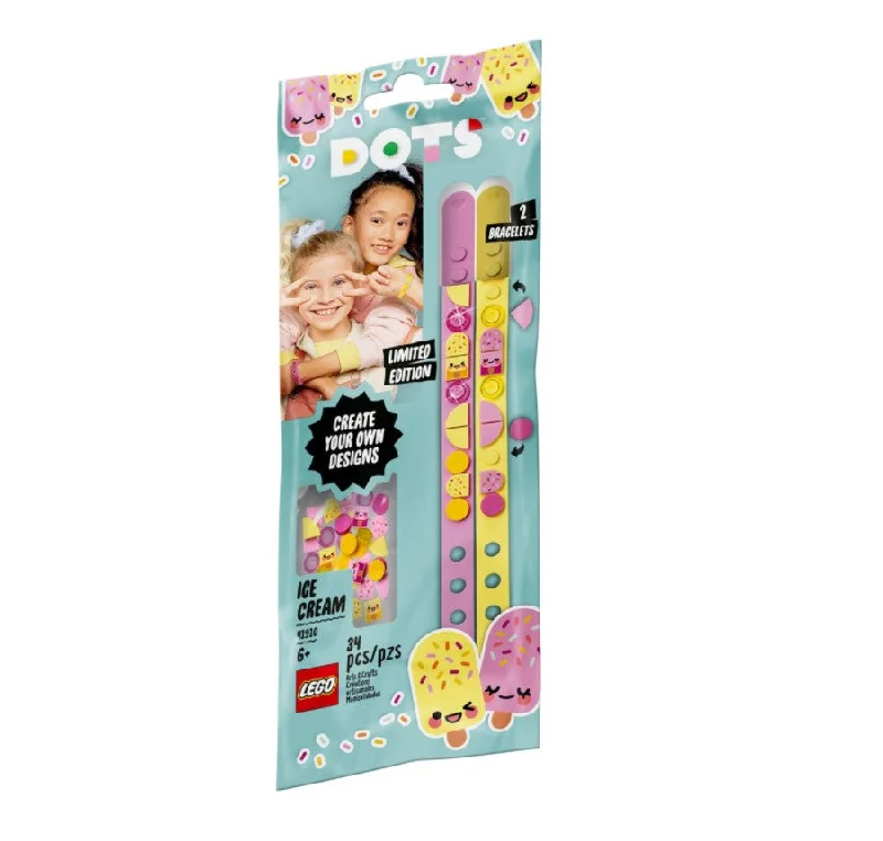 Stress-relieving LEGO buildingLEGO 41910 Dots Ice Cream Besties Bracelets