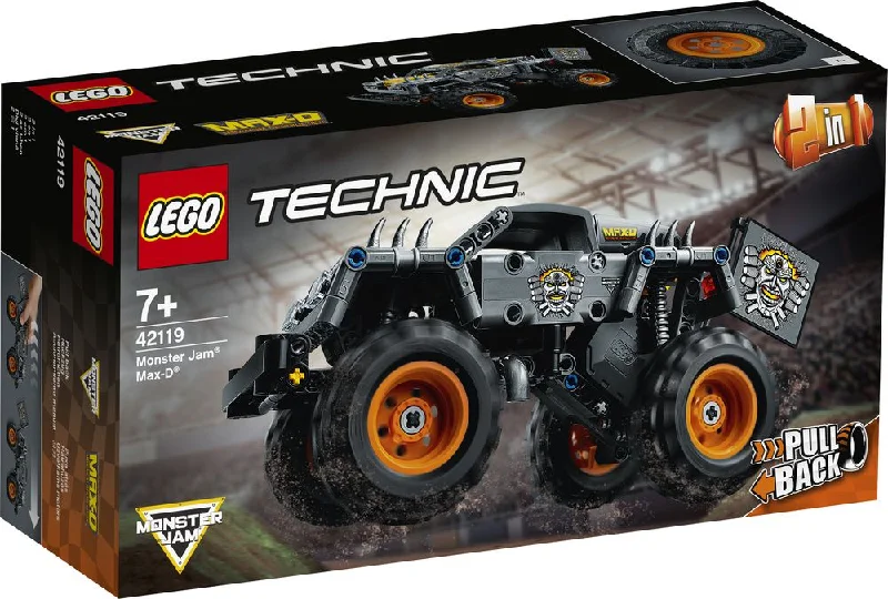 Imagination-sparking LEGO setsLEGO 42119 Technic Monster Jam Max-D Pull Back Truck