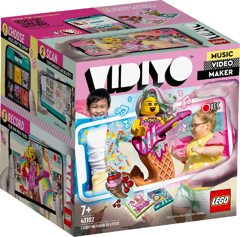 Customizable and personalized LEGO optionsLEGO 43102 Vidiyo Candy Mermaid Beatbox