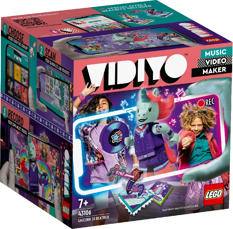 Skill-building LEGO activitiesLEGO 43106 Vidiyo Unicorn Dj Beatbox
