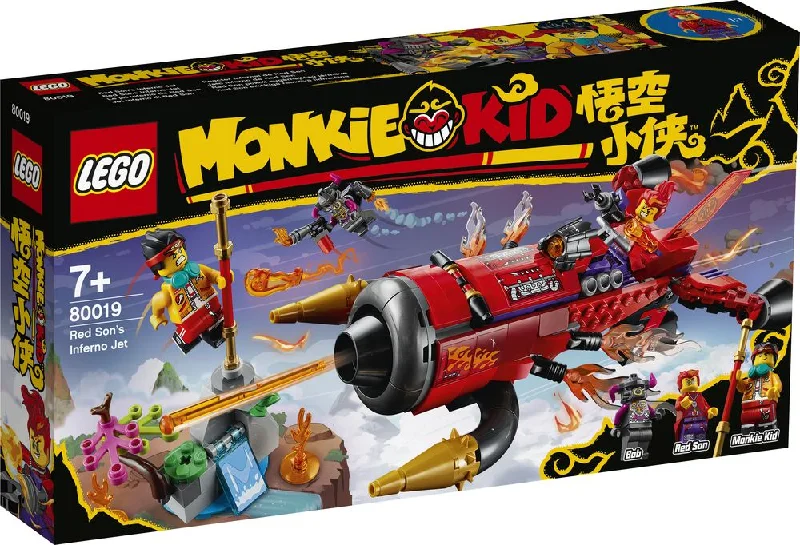 Encouraging social interaction LEGOLEGO 80019 Monkie Kid Red Son's Inferno Jet