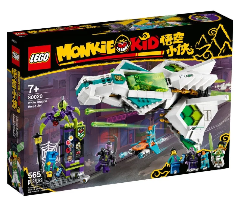 Inspiring architectural interest LEGOLEGO 80020 Monkie Kid White Dragon Horse Jet
