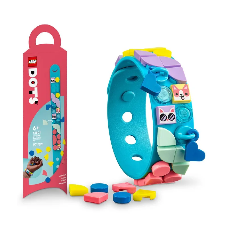 Adorable and charming LEGO charactersLEGO DOTS My Pets Bracelet 41801 DIY Kit (37 Pieces) Adorable and charming LEGO charactersLEGO DOTS My Pets Bracelet 41801 DIY Kit (37 Pieces)
