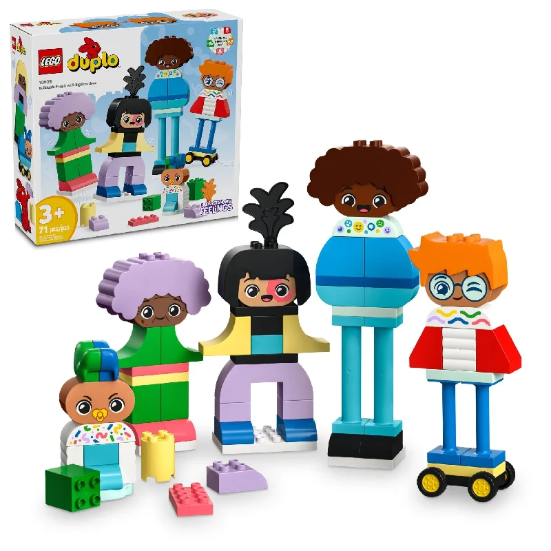 Highly adaptable LEGO creationsLEGO DUPLO Town Buildable People with Big Emotions Interactive Toy 10423 Highly adaptable LEGO creationsLEGO DUPLO Town Buildable People with Big Emotions Interactive Toy 10423