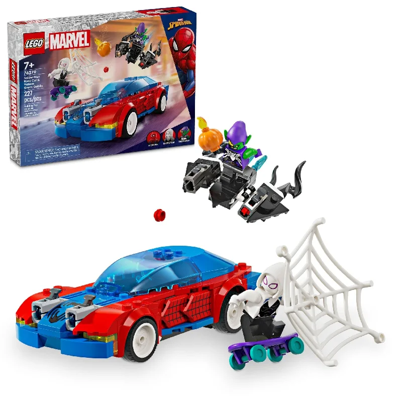 Promoting fine motor skills LEGO setsLEGO Marvel Spider-Man Race Car & Venom Green Goblin Building Toy 76279 Promoting fine motor skills LEGO setsLEGO Marvel Spider-Man Race Car & Venom Green Goblin Building Toy 76279