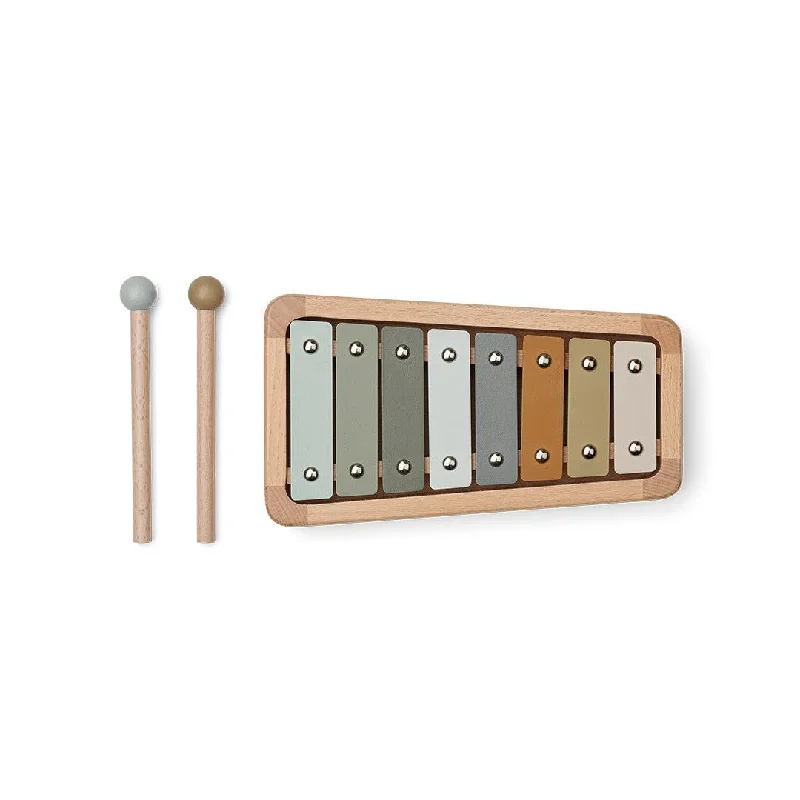 traditional wooden toys                   Liewood Stuart Xylophone - Oat Multi Mix