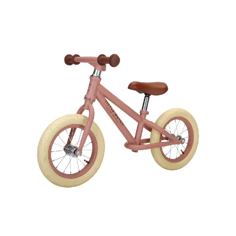 playful wooden toys                  Little Dutch Balance Bike - Matte Pink